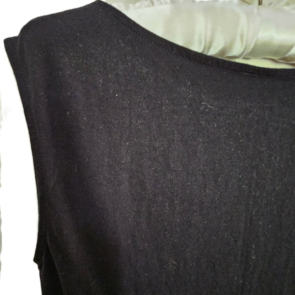 RESORT READY EXPRESS BLACK  and SILVER SLEEVELESS MINI DRESS SIZE XS - Picture 4 of 9